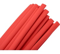 Термоусаживаемая трубка PROCONNECT ТУТ 10,0/5,0мм, красная, 50 шт. по 1м 55-1004