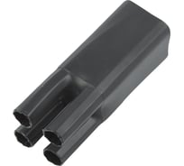 Термоусаживаемая перчатка REXANT на 4 жилы 90,0/45,0 мм черная 48-4090