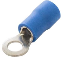 Кольцевой изолированный наконечник Engard НКИ 1,5-2,5 отверстие под м3, цвет синий (1 пакет/50 шт.) NKI-2,5-3-B