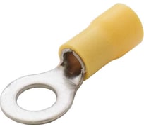 Кольцевой изолированный наконечник Engard НКИ 4,0-6,0 отверстие под м6, цвет желтый (1 пакет/50 шт.) NKI-6-6-Y