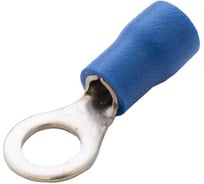 Кольцевой изолированный наконечник Engard НКИ 1,5-2,5 отверстие под м5, цвет синий (1 пакет/50 шт.) NKI-2,5-5-B