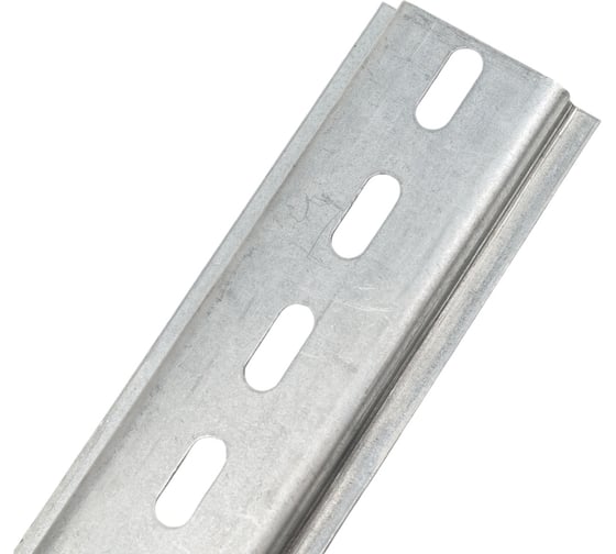 Din-рейка REXANT 30см, перфорированная, оцинкованная 12-8030