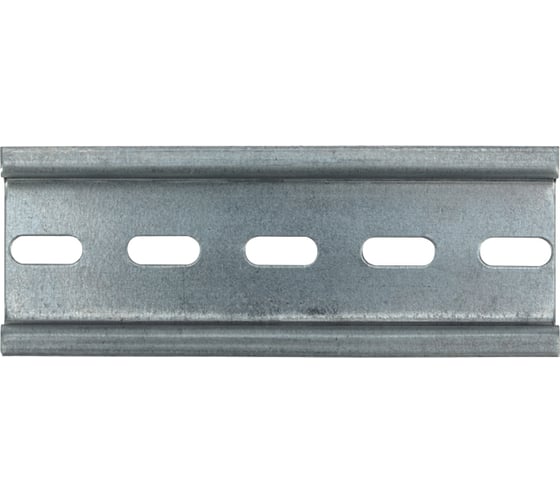Din-рейка REXANT 13см, перфорированная, оцинкованная 12-8013