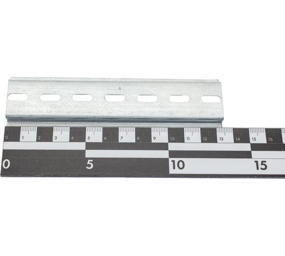 Din-рейка REXANT 13см, перфорированная, оцинкованная 12-8013