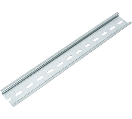 Din-рейка REXANT 25см, перфорированная, оцинкованная 12-8025