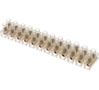 Клеммная винтовая колодка REXANT KВ- 4 1,5-4, ток 3A, пoлиэтилен белый ЗВИ 07-5004