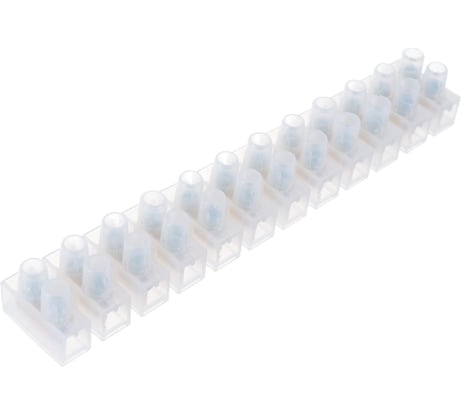 Клеммная винтовая колодка REXANT KВ-12 4-12, ток 16A, полиэтилен белый ЗВИ 07-5012