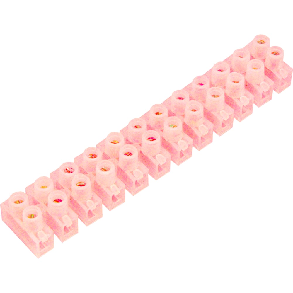 Клеммная винтовая колодка REXANT KВ-16 6-16, ток 30A, пoлиэтилен белый ...