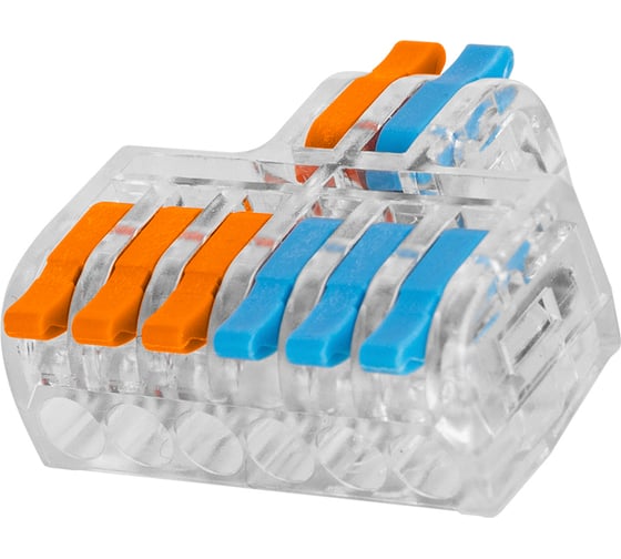 Разветвительная клемма TDM ELECTRIC СКР-626 в прозрачном корпусе (4 мм2) SQ0527-0404
