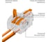 Разветвительная клемма TDM ELECTRIC СКР-613 в прозрачном корпусе (4 мм2) (5 шт/упак) SQ0527-0412 4