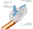 Разветвительная клемма TDM ELECTRIC СКР-612 в прозрачном корпусе (4 мм2) SQ0527-0401 4