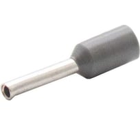 Штыревой втулочный изолированный наконечник Engard ншви 0,75-8 цвет серый (1 пакет/50 шт.) NSHvI-0,75-8-G