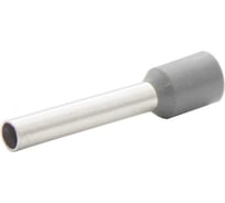 Штыревой втулочный изолированный наконечник Engard ншви 4-18 цвет серый (1 пакет/50 шт.) NSHvI-4-18-G