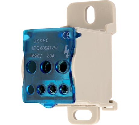 Распределительный блок REXANT рбд-80а на din-рейку 11-2000