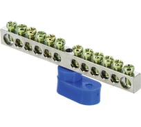 Нулевая шина EKF N 63.12 1-н изолятор стойка никель sn1-63-12-1