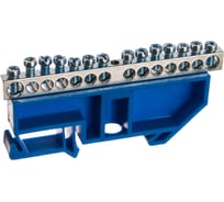 Нулевая шина EKF N 63.14 DIN изолятор никель 20 шт. sn1-63-14-d