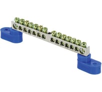 Нулевая шина EKF N 63.14 2 изолятора стойка никель 10 шт PROxima sn1-63-14-2