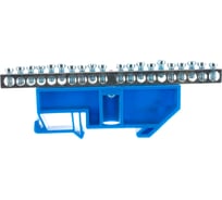Нулевая шина EKF N 63.20 DIN изолятор никель 20 шт PROxima sn1-63-20-d
