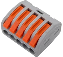 Соединительная клемма с рычагами Сириус А 5 отверстий (50шт) SKL222O-5-Gr