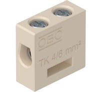 Клемма OBO Bettermann керамическая, огнестойкая, TK 04, 05-04 мм2 5 шт 7205700
