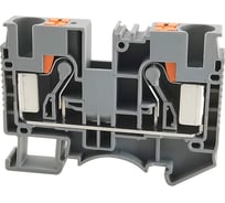 Клемма на дин-рейку Degson, 10 кв.мм, push-in, серая, 20 штук DS10-01P-11-00Z(H)