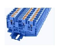 Клемма на дин-рейку Degson, 16 кв.мм, push-in, синяя, 25 штук DS10-TW-01P-12-00Z(H)