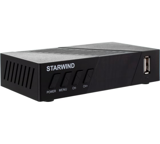Ресивер Starwind DVB-T2 CT-140 черный 1115184