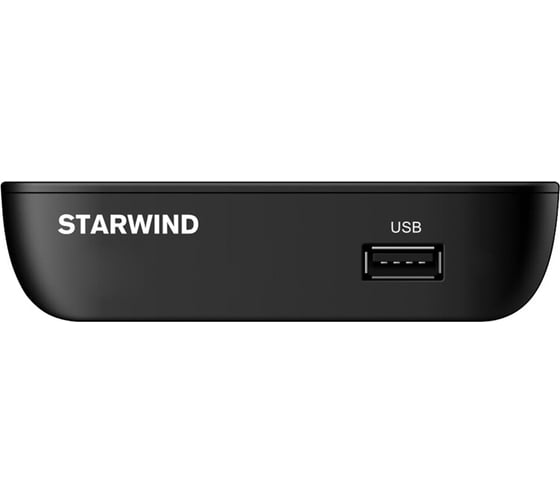 Ресивер Starwind DVB-T2 CT-160 черный 1117483 - выгодная цена, отзывы, характеристики, фото - купить в Москве и РФ