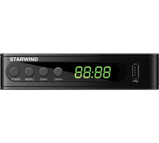 Ресивер Starwind DVB-T2 CT-200 черный 1115185
