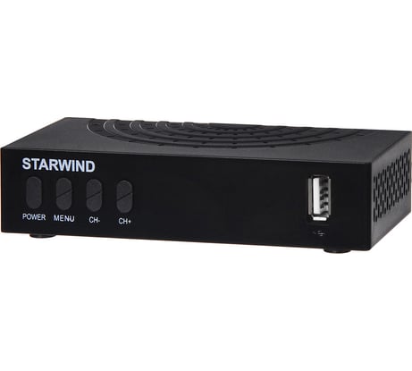 Ресивер Starwind DVB-T2 CT-220 черный 1115186
