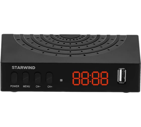 Ресивер Starwind DVB-T2 CT-240 черный 1829979