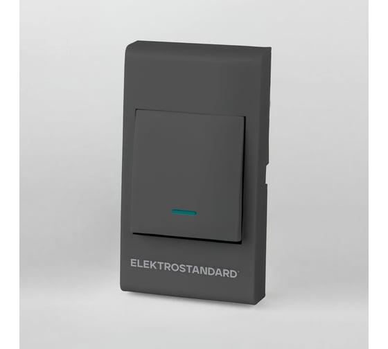 Кнопка для проводного звонка Elektrostandard 26021/00 черный a064382