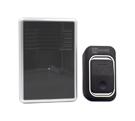 Беспроводной звонок IN HOME ЗБ-10 IP44 ЧЕРН 4690612013381
