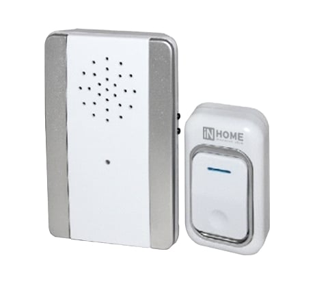 Беспроводной звонок IN HOME ЗБ-9 25 мелодий с регул. звука 4690612013374