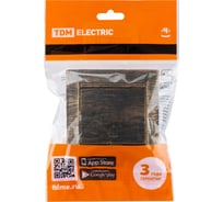 Звонковая кнопка TDM ELECTRIC 6А, старинная бронза, Лама SQ1815-0768