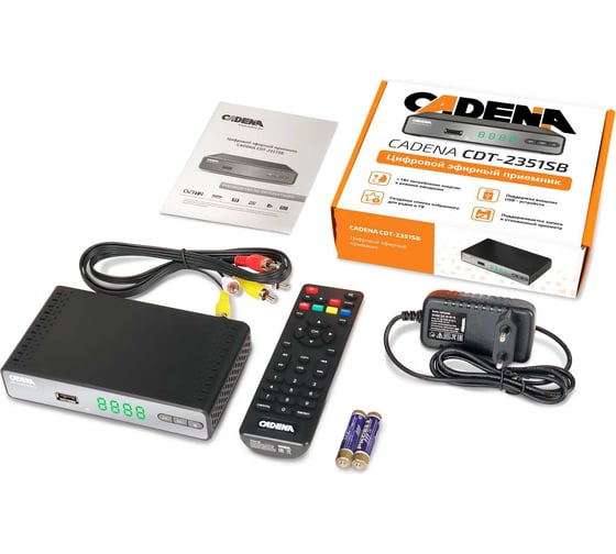 Цифровой эфирный приемник CADENA CDT-2351SB