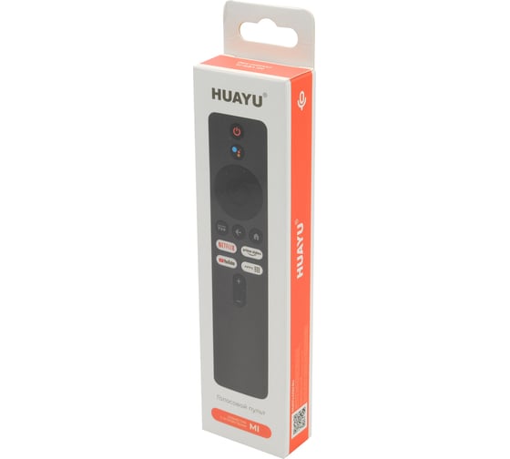 Пульт huayu mi-ver.14 для телевизоров и приставок xiaomi, с голосовой функцией okko, ivi, кинопоиск HBT018