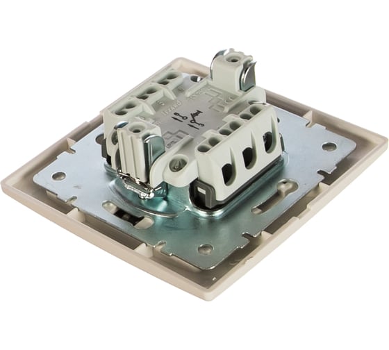 Кнопка звонка LEZARD MIRA белый с белой вставкой 701-0202-103