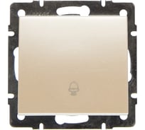 Кнопка звонка LEZARD RAIN жемчужно-белый перламутр 703-3088-103