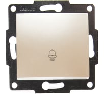 Кнопка звонка LEZARD KARINA жемчужно-белый перламутр 707-3088-103