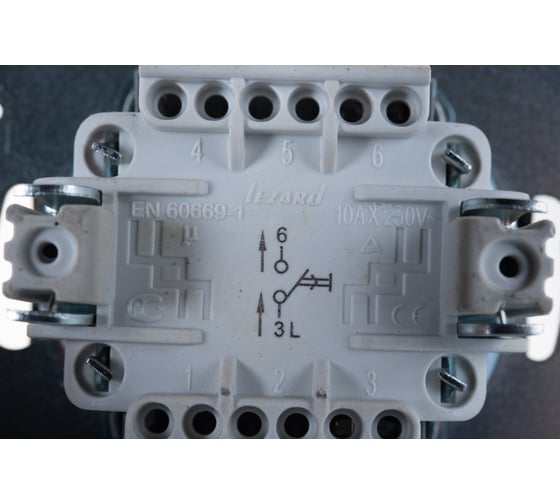 Кнопка звонка LEZARD RAIN цв. черный графит матовый 703-4188-103