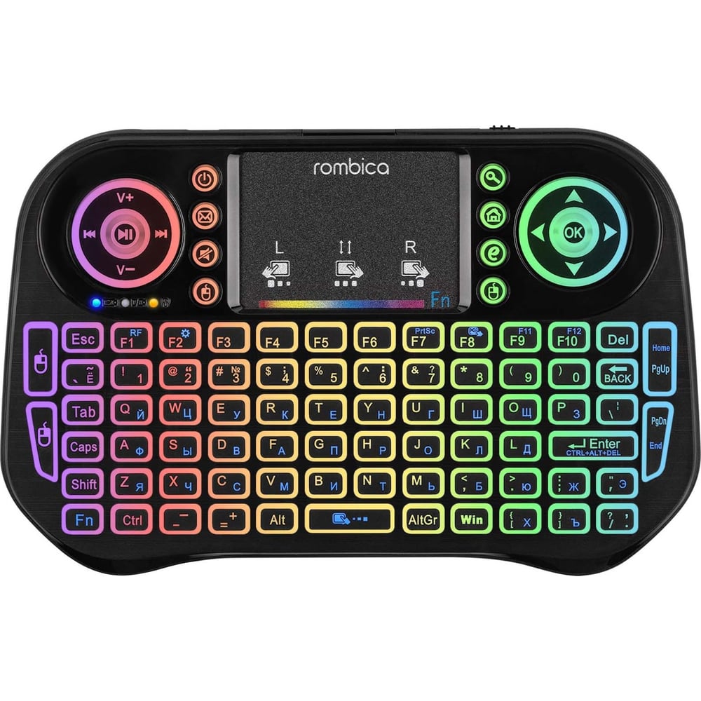 Универсальный пульт ДУ Rombica Air Touch RGB WRC-T02 - выгодная цена,  отзывы, характеристики, фото - купить в Москве и РФ