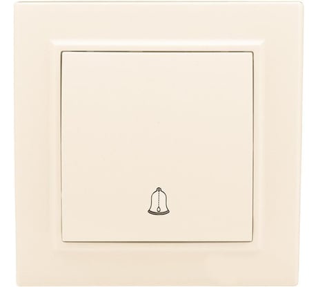 Кнопка звонка EKF Минск СП, 10А, бежевый ERV10-027-20