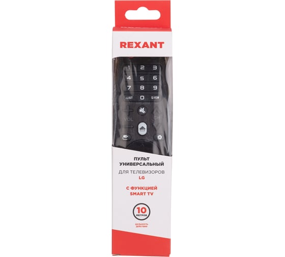 Универсальный пульт REXANT для телевизора LG с функцией SMART TV (ST-04) 38-0004