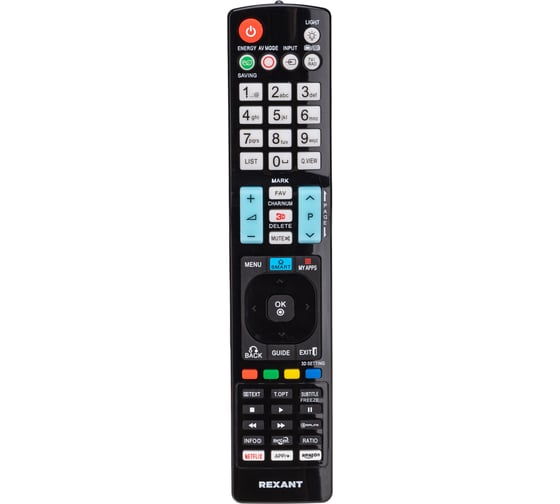 Универсальный пульт REXANT для телевизора LG с функцией SMART TV (ST-03) 38-0002