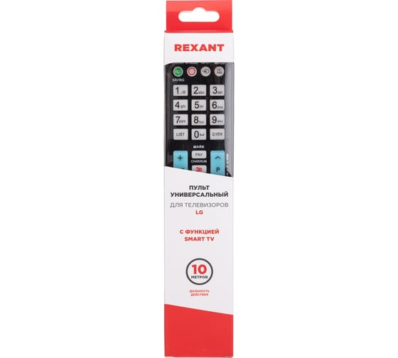 Универсальный пульт REXANT для телевизора LG с функцией SMART TV (ST-03) 38-0002