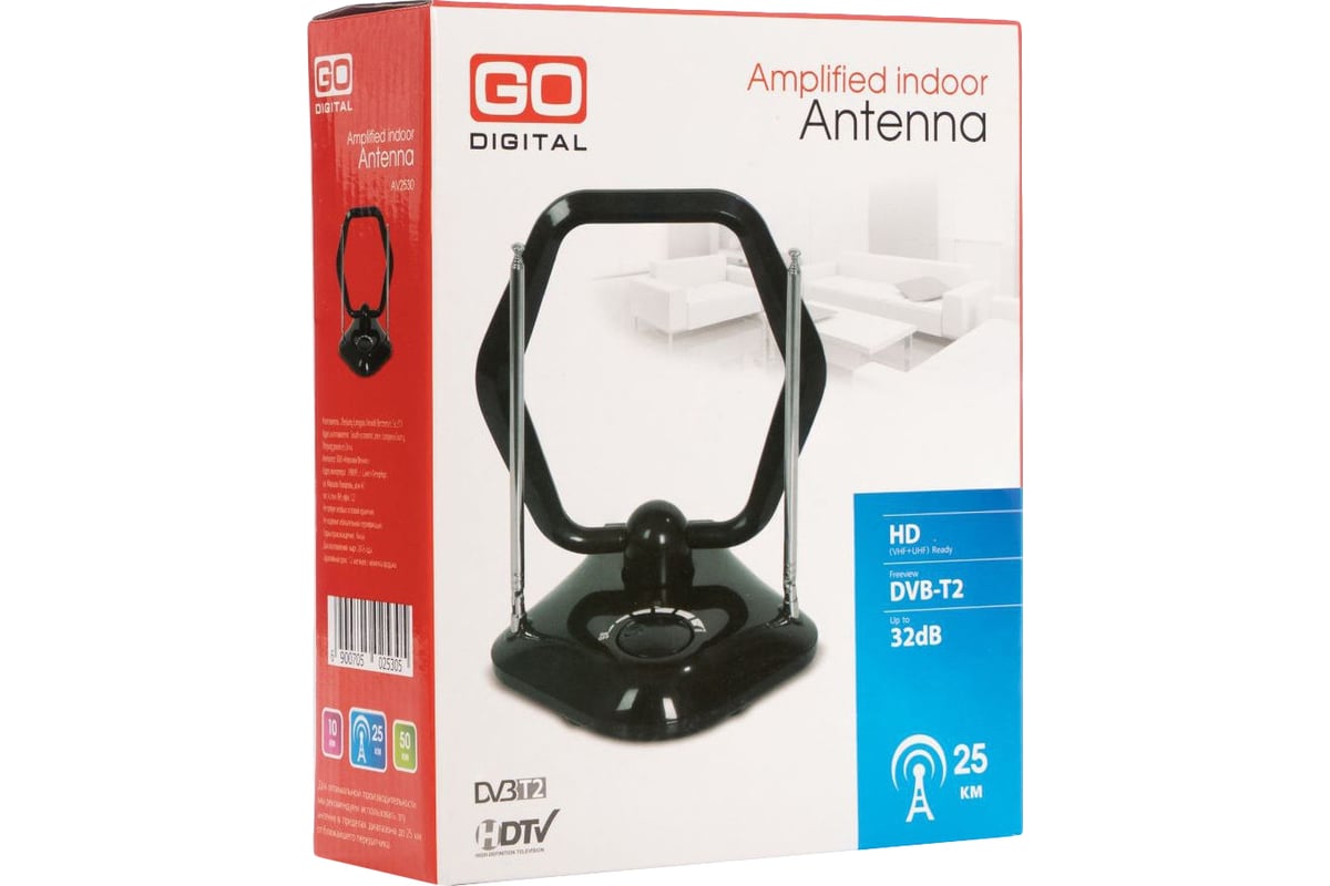 Комнатная TV антенна Dori AV 2530 45571 - выгодная цена, отзывы ...