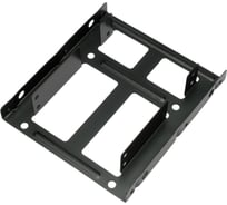 Салазки Gembird для установки двух hdd/ssd 2.5'' в отсек 3.5", металл, пакет, MF-22535M