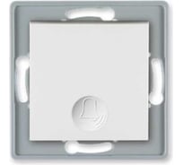 Выключатель кнопочный для звонка Aling-conel PRESTIGE механизм, 10A 250V белый арт. 6010.0