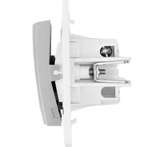 Выключатель кнопочный для звонка Aling-conel PRESTIGE с индикацией МЕХАНИЗМ 10A 250V серебряный /арт. / 6010I.S